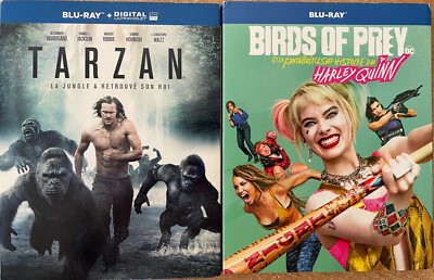 TARZAN + BIRDS OF PREY HARLEY QUINN IN 2 BLU-RAYS IN SEHR GUTEM ZUSTAND