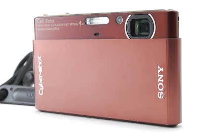 EXC+5】Sony Cyber-shot DSC-T77 Brown Digital Camera From