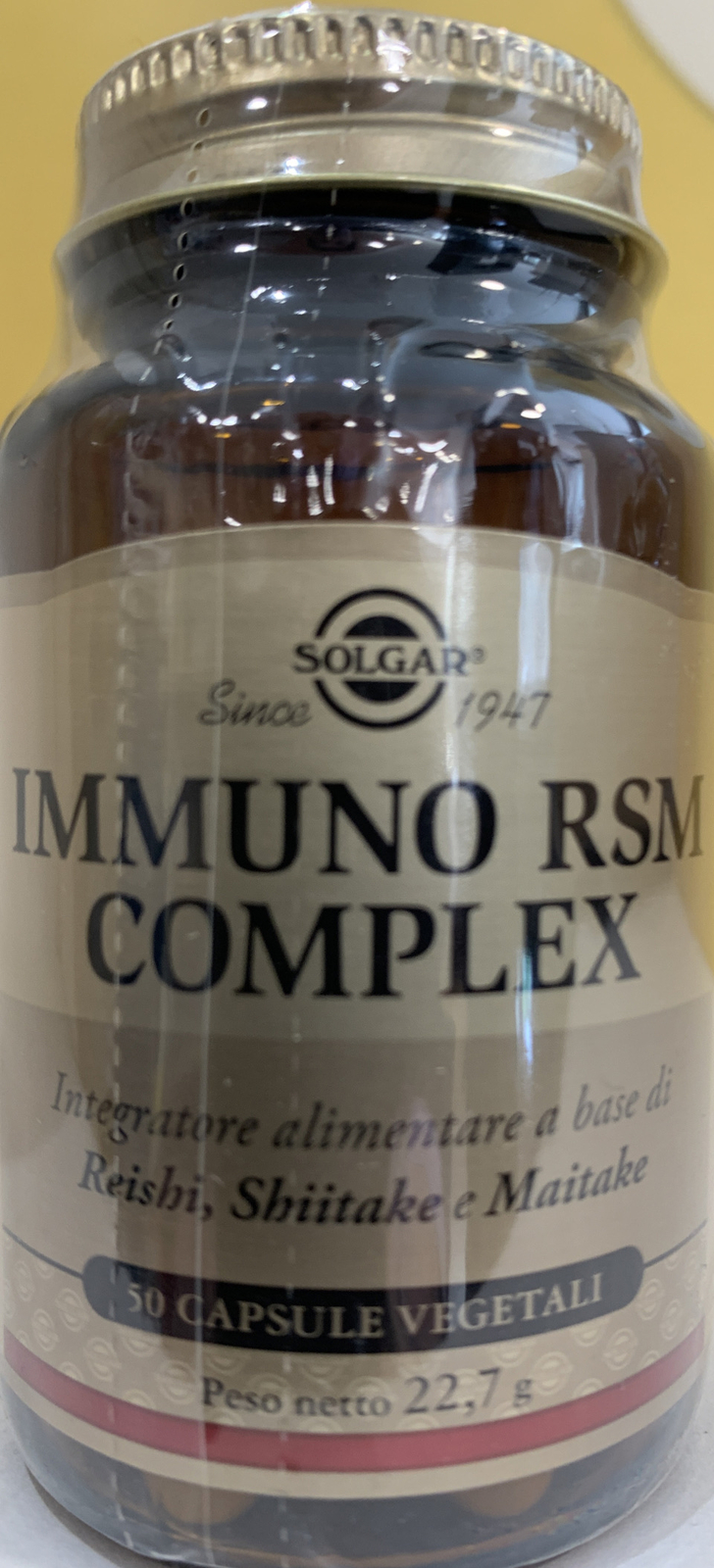 SOLGAR IMMUNO RSM COMPLEX 50 CAPSULE VEGETALI SCADENZA 04/2027