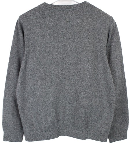 DICKIES Sweatshirt Men's MEDIUM Grey Melange Logo Print Crew Pullover - Picture 2 of 7