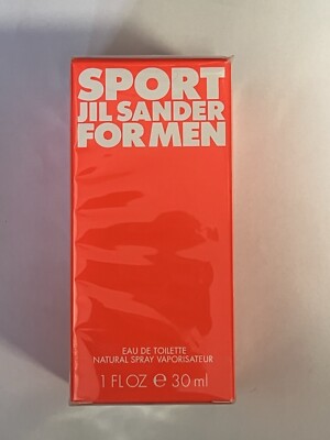 Jil Sander Sport For Men 30ml Eau de Toilette EDT NEW SEALED UK