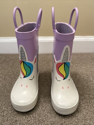 Jack size 5 Unicorn Rain Boots EUC | eBay