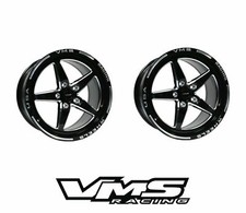 X2 Vms Drag Racing V-star 17x10 Rear Wheels Rims Pair For 06 Dodge Charger