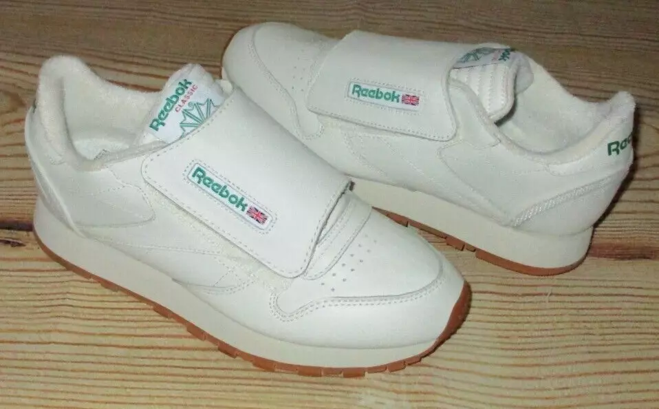 MENS REEBOK CLASSIC EF3379 LEATHER STOMPER CHALK GUM SNEAKERS SHOES SIZE 7.5
