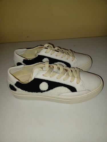 Zapatillas deportivas para mujer Soludos zapatos de plataforma Yin Yang blanco y negro talla 6,5 nuevas con etiquetas $149 - Imagen 8 de 10