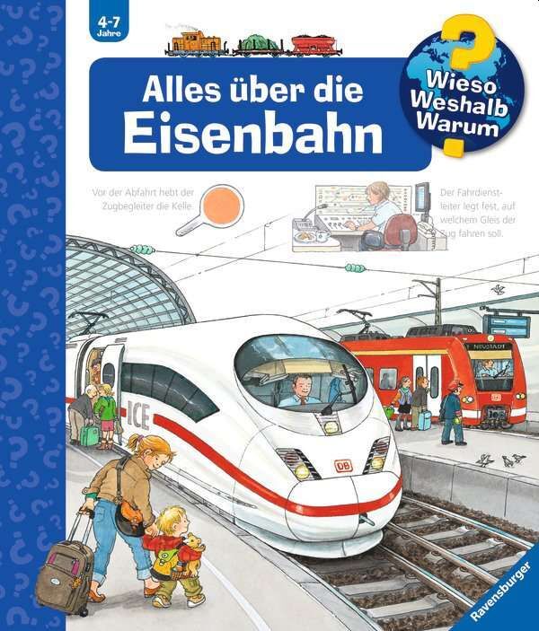 Thumbnail - Wieso? Weshalb? Warum?, Band 8: Alles Über Die Eisenbahn | Patricia