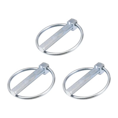Beschaffungskarte 3 Stück 1/2'' x 2-3/4'' Linch Pin mit Ring, Anhängerstifte Sortiment Kit