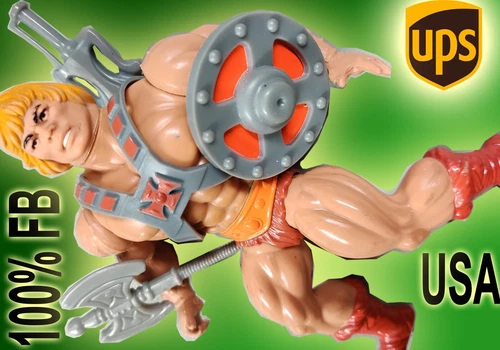 Vintage He-Man Motu figure He-Man 1981 1982 Masters of the Universe Complete