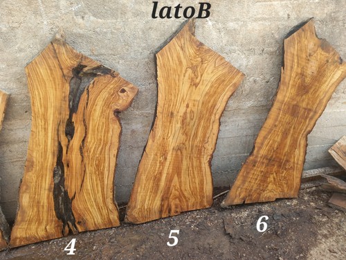 legno-wood di ulivo/olivo, tagliere, orologio, tavolino, resina epoxy - Imagen 2 de 6