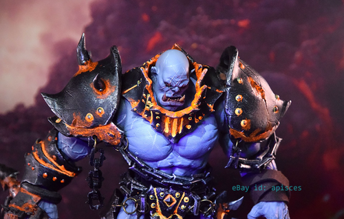 Figura de acción personalizada 1/10 World of Warcraft modelo pintado a mano negra juego - Imagen 4 de 7