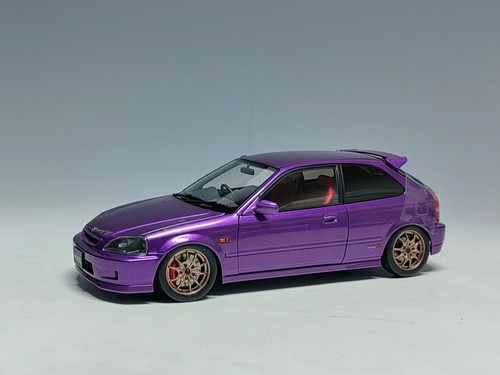 1/18 MotorHelix Honda Civic Type R ( EK9 ) RHD in Purple - Imagen 5 de 6