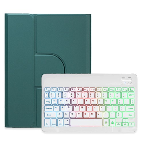Rotating Backlit Keyboard Case Mouse For iPad 7/8/9/10/11th Gen Air 4 5 6 Pro 11 - Picture 39 of 52