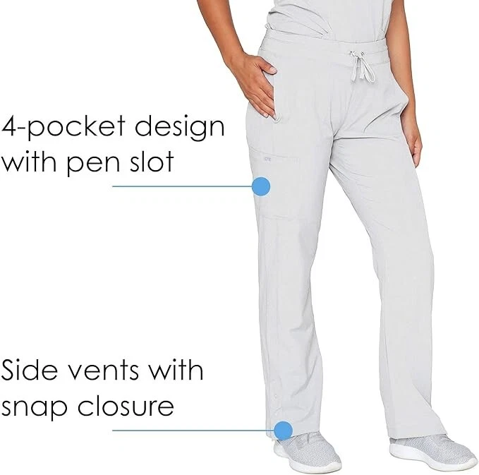 Barco один женщин белый скрабы карман вязаный пояс брюки плюс 5XL Snap ноги - Изображение 2 из 4