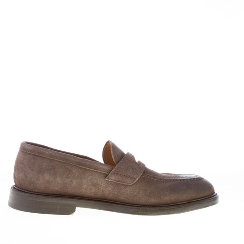 GREEN GEORGE scarpe uomo Mocassino artigianale in crosta washed tortora - Imagen 5 de 7