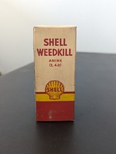 Shell Weedkill Box Paper Label Bottle Canada Rare