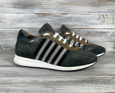 Dsquared2 Trainers Sneakers Made In Italy Luxury Brand Suede Leather