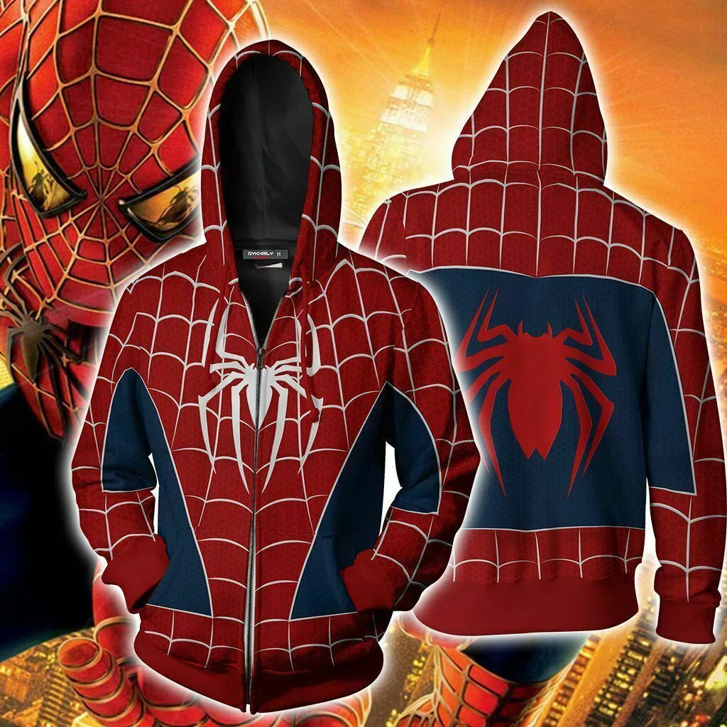 Raimi Spider-man Hoodies Sweatshirt Cosplay Costume Halloween | eBay