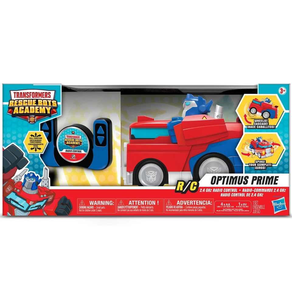 Transformers Remote Control Car R/C Optimus Prime Rescue Bots Academy NEW FS - Image 2 of 4