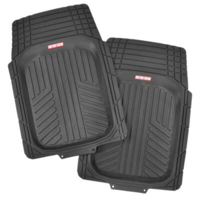 Motor Trend All Weather Heavy Duty Rubber Car Floor Mats 3pc Accessories Black E - Foto 4