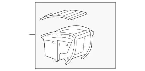 Portavasos del centro para Buick LaCrosse Sedan 2010-2013 (P/N 09010779)