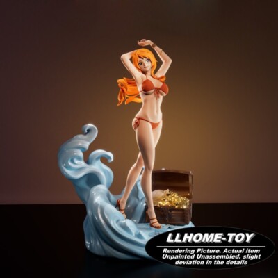 Bikini Nami 1/6 33cm 3D Printing Figure Model Kit Unpainted Unassembled GK