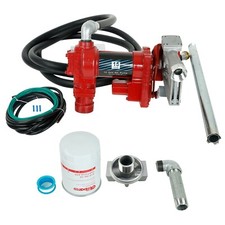 15GPM 12V Fuel Transfer Pump DC Gasoline with Nozzle Kit with Particulate Filter