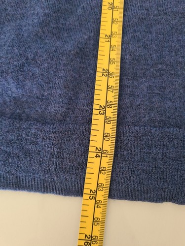 Tahari Extrafine 100% Merino Wool jumper Blue 3/4 Sleeve XL UK 14 - Picture 6 of 6