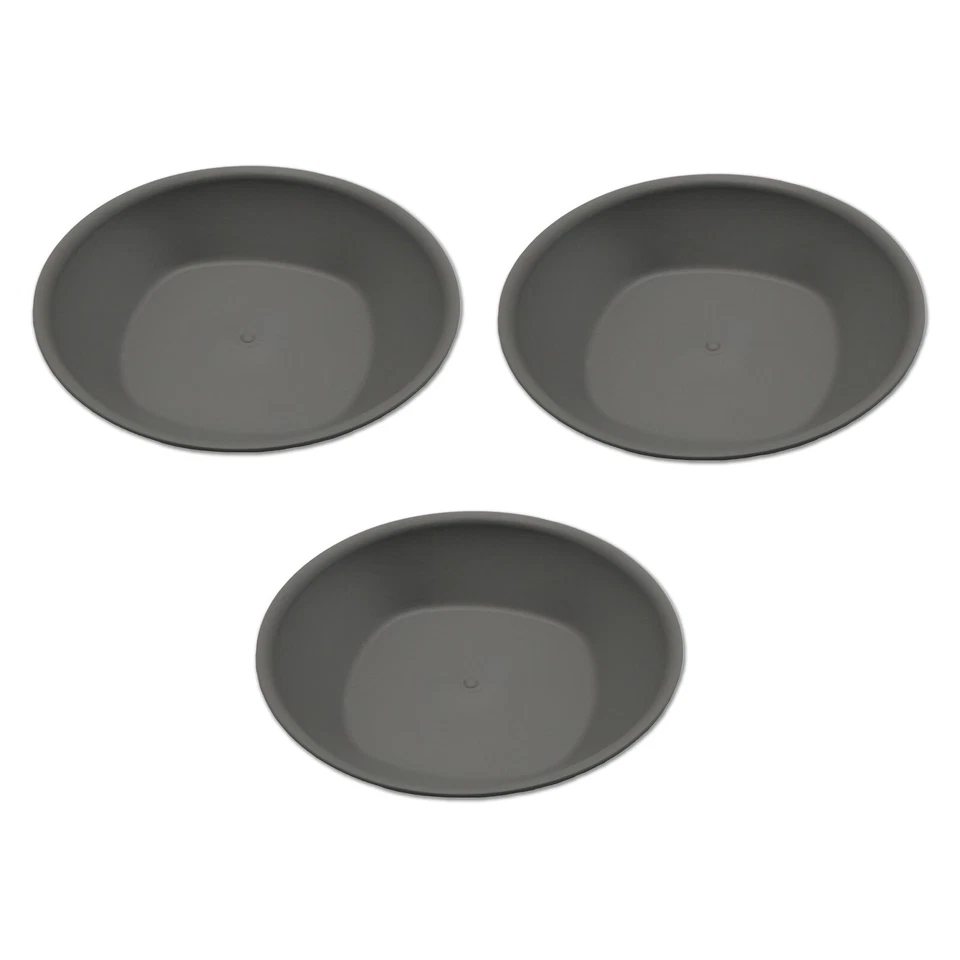 3er Set Camping Schüssel Kunststoff Wiederverwendbarer Campingteller Ø 18 cm