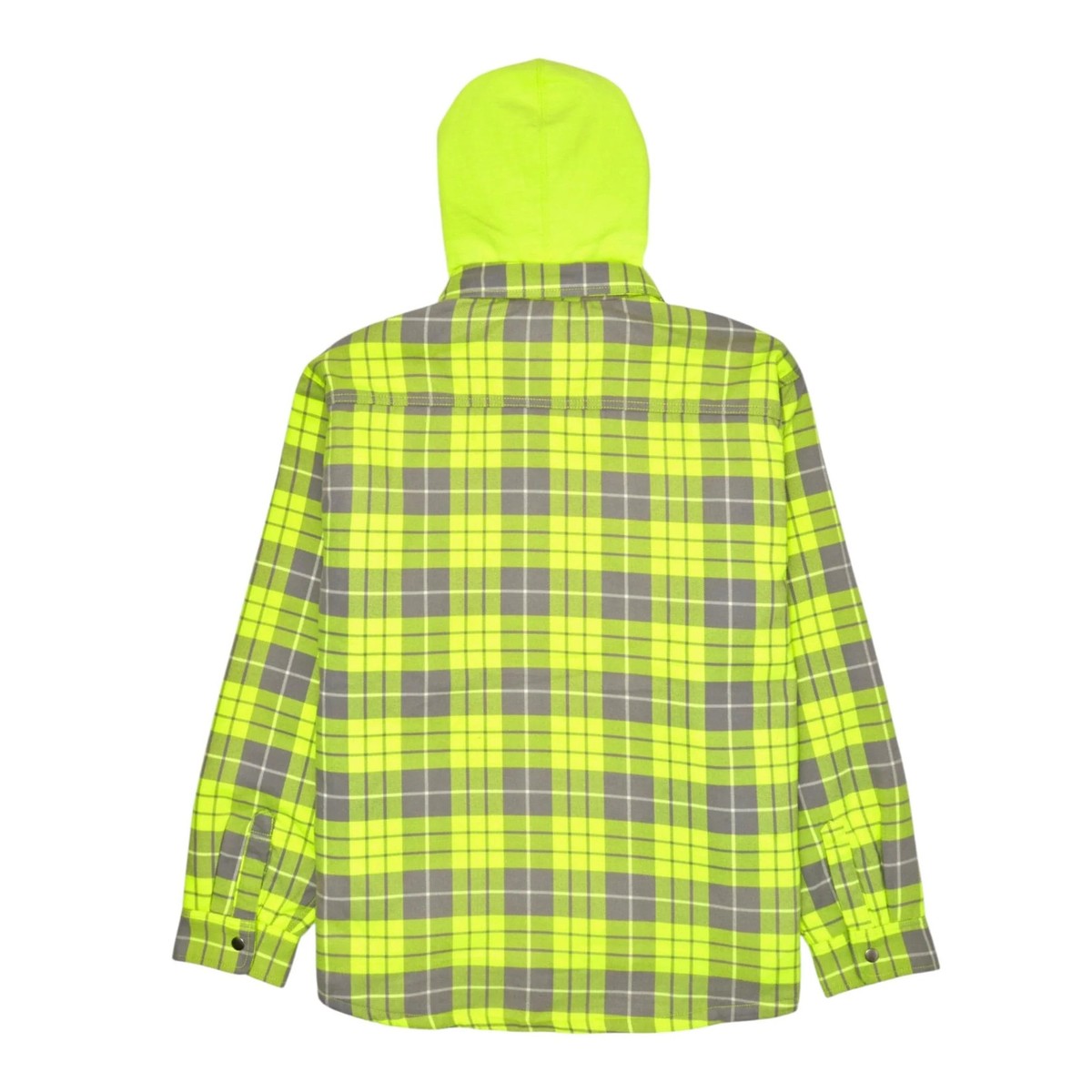 トップス Supreme Dickies Hooded Flannel Shirt Supreme Dickies Lined Zip Up Hooded Flannel Shirt Neon Green | eBay