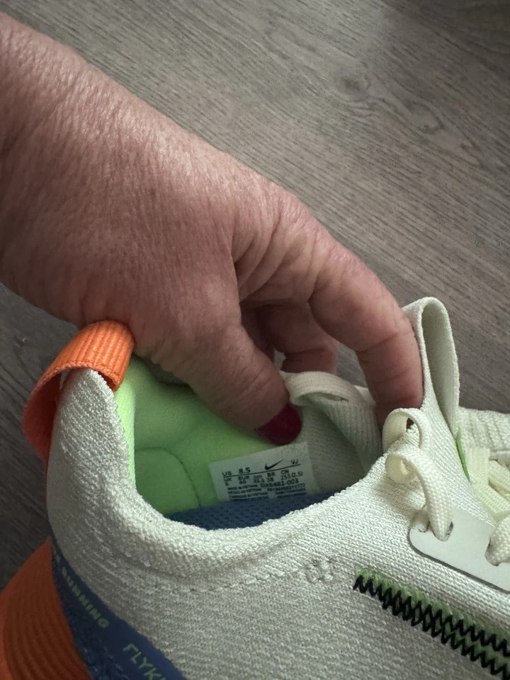 Nike Free Flyknit Mujer Talla 8.5 Verde Mar Foto 4 de 4