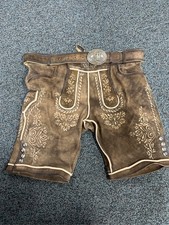 Authentic Lederhosen Men Shorts - Oktoberfest Outfits Men- German Lederhosen M 1