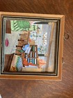 Enesco Ceramic Tile “DRYGOODS EMPORIUM 7-1/4" Fredrick Elmiger 1960s Wood Frame — photo 2