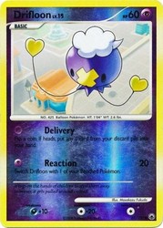 Drifloon 61/100 Reverse Holo Majestic Dawn