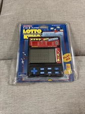 Vtg Radica Lotto Keno Handheld Game One Or Two Player