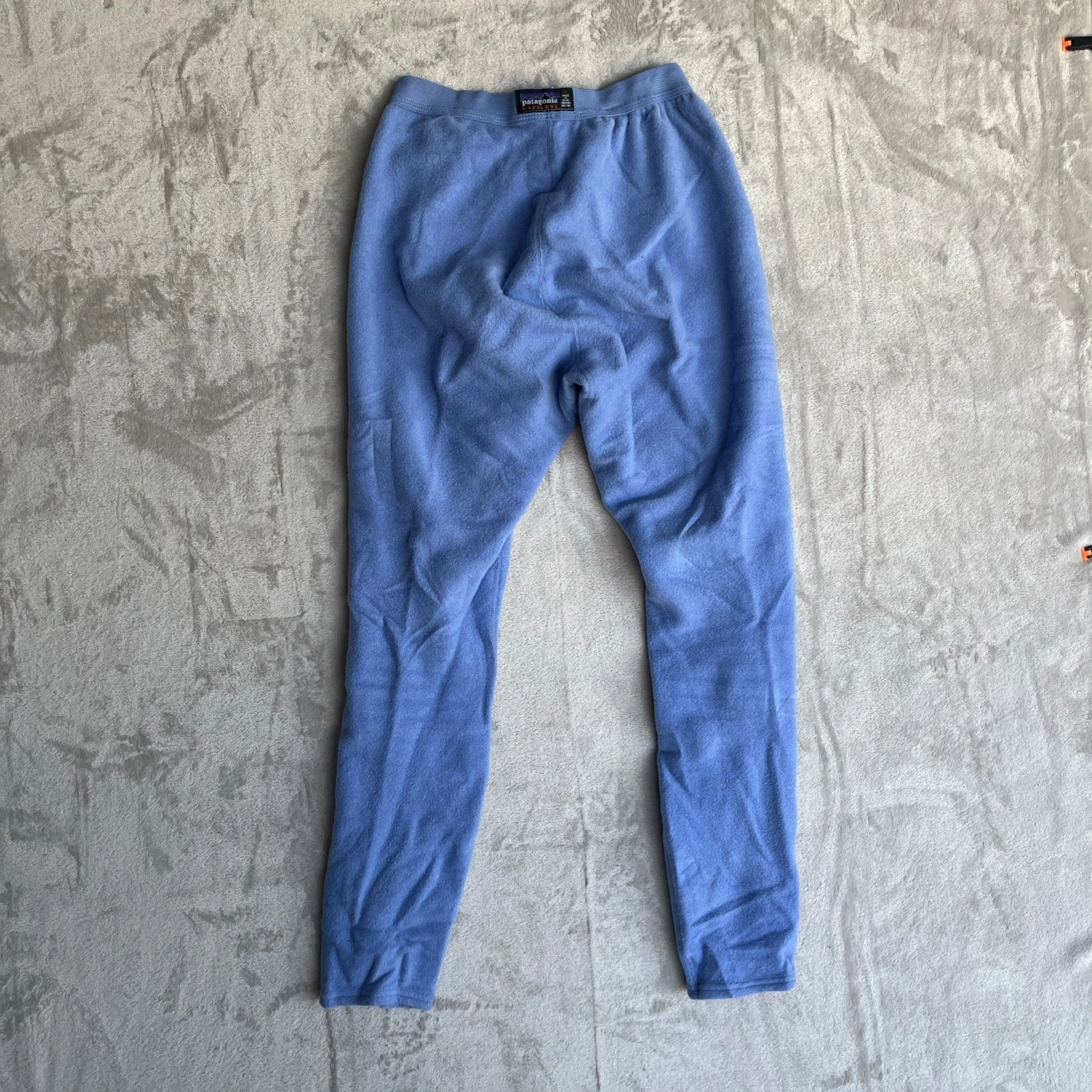 PATAGONIA Womens Size SMALL Caplilene Light Blue Baselayer Pants