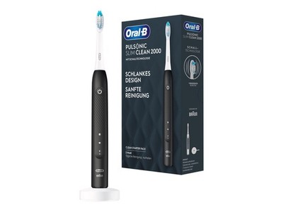 Oral-B Pulsonic Slim Clean 2000 Black Electric Toothbrush 396208