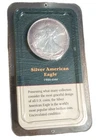 2000-1oz.silver Toned Uncirculated American eagle coin By Littleton