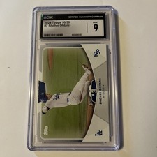 Topps Shohei Ohtani 2024 50/50 Card #7 CGC 10 Los Angeles Dodgers MLB