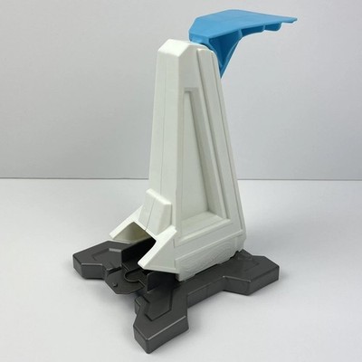 Hot Wheels Track Builder Tall Car Launcher weiß blau - handbetrieben