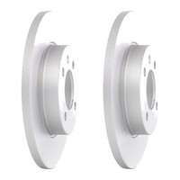 2 Bremsscheiben Ø 256 Mm Voll Bosch Bremsen-Expertise Passend FüR U.A. Seat