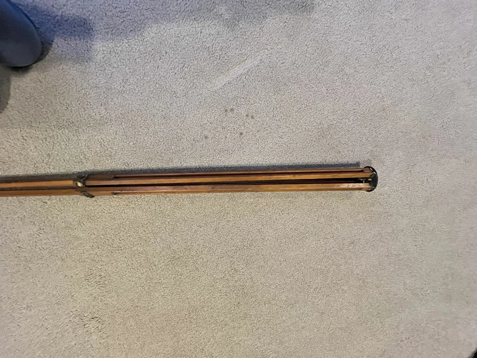 Tripé telescópico antigo vintage Eastman Kodak Co. madeira 53” totalmente estendido - Imagem 4 de 4