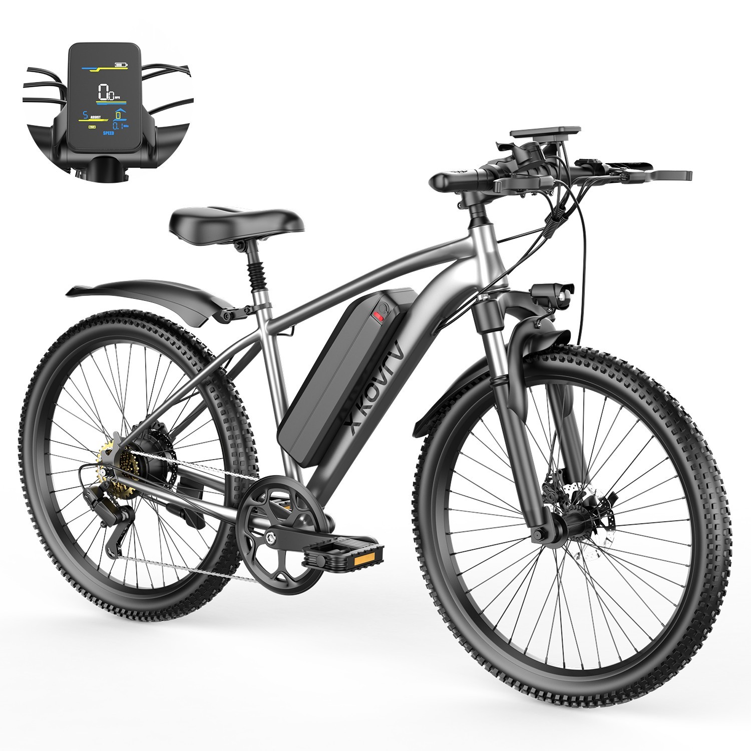 Electric Bike for Adults, 26'' 1000W Peak Ebike, 50 Miles 25