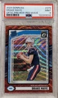 2024 PANINI DONRUSS OPTIC PREVIEW-RED WAVE #379 DRAKE MAYE ROOKIE RC PSA 9