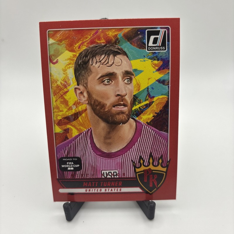 2025-26  Donruss Road to World Cup - Pitch Kings Matt Turner RED SP!