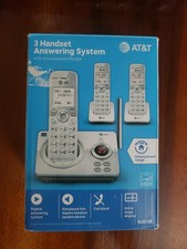 AT T EL52319 3 Handset Cordless Phone System Answering Machine Caller ID Openbox