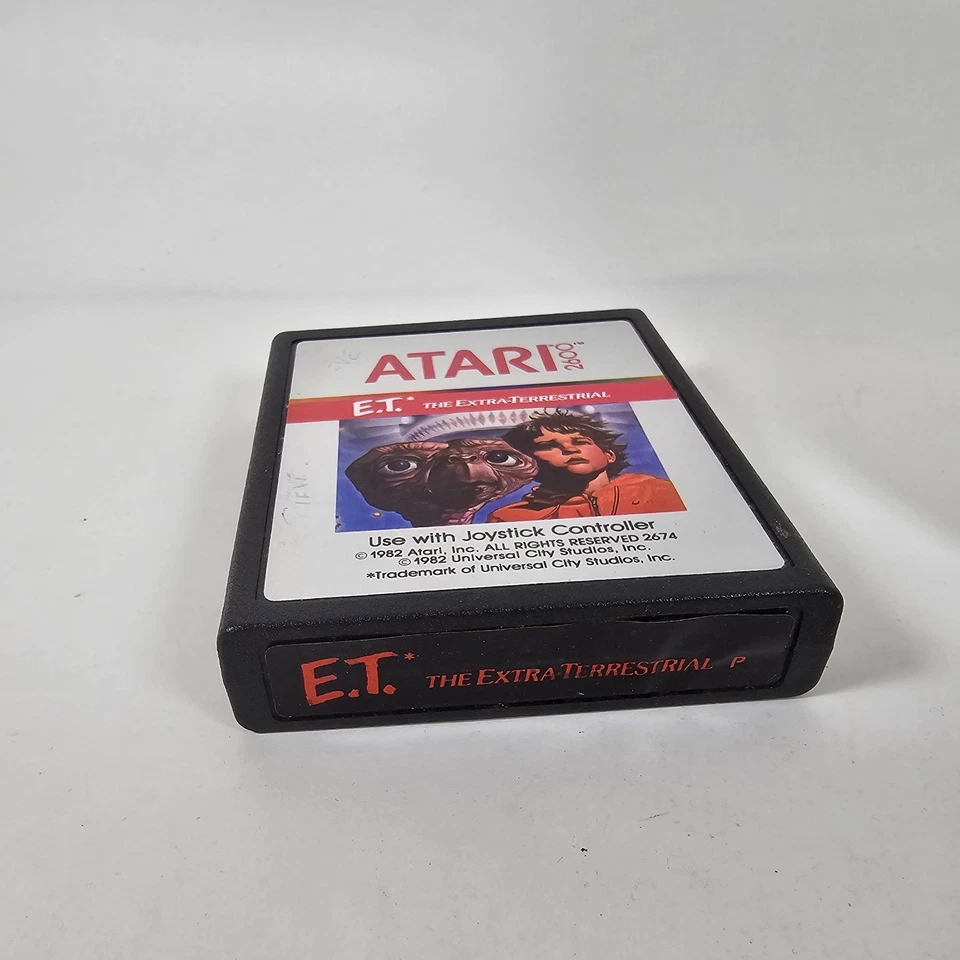 ET Extra Terrestrial Atari 2600 carrello e gioco manuale (manuale danneggiato) - Immagine 4 di 4