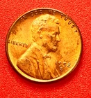1952-S Lincoln Wheat Cent Penny GEM RD BU From an Original Bank Roll