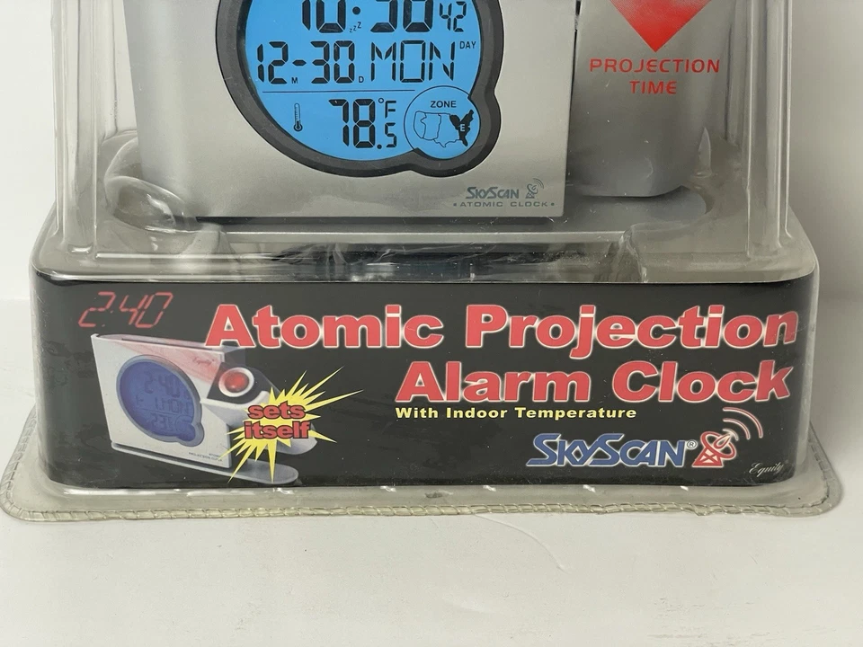 Atomic Projection Alarm Clock Equity La Crosse SkyScan 31269 LCD *SEALED* - Image 4 of 4