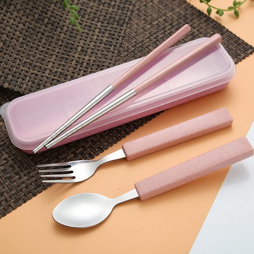 Set di 3 Pezzi di Utensili per Bambini in Acciaio Inox 18/8 Set di Posate per Bambini Silverw... - Foto 7 di 7