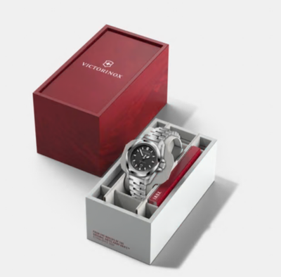 Victorinox I.N.O.X. Small Craftsmanship 32 MM SS Grainy Dial Watch